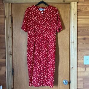 Vintage Carol Anderson floral dress